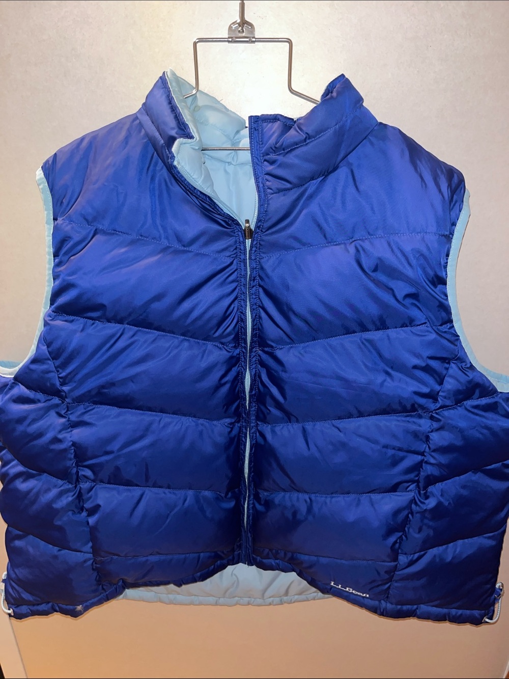 L.L. Bean Women’s Blue Quilted Puffer Vest